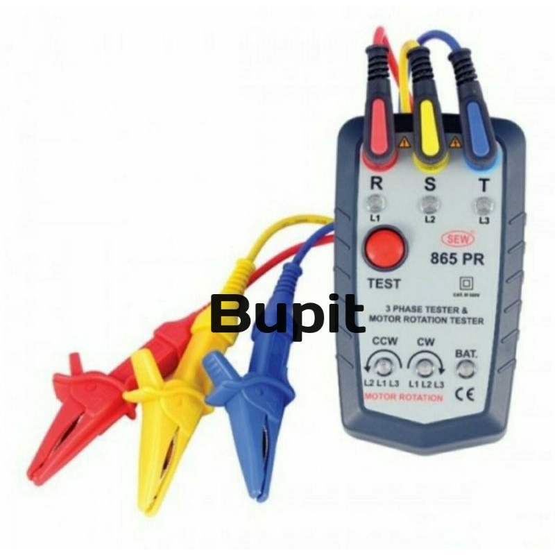 3 Phase Tester Motor Rotation Tester SEW 865 PR