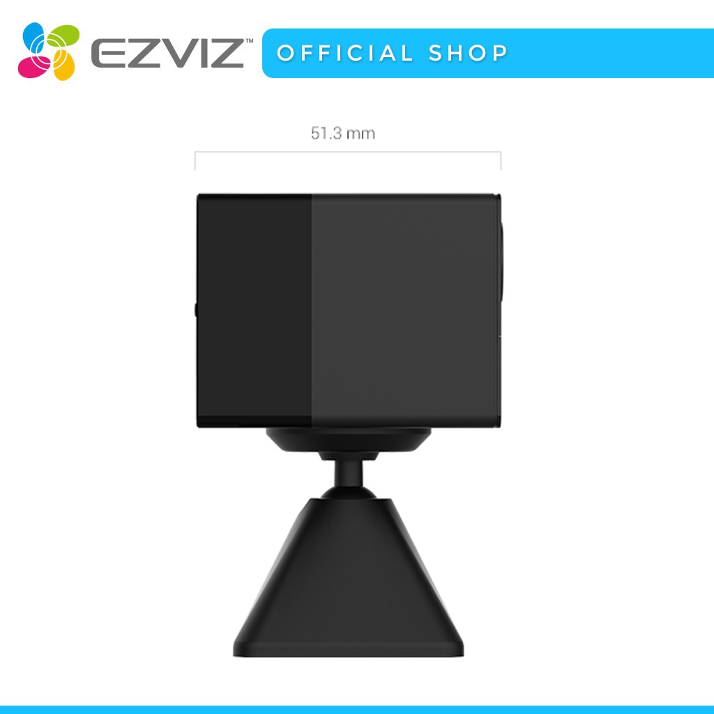 EZVIZ BC2 1080P Bundle MicroSD 128GB - Mini-Sized Wi-fi Two-Way Talk Smart Home Battery Camera