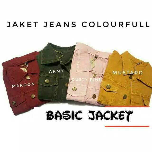 JAKET BASIC JEANS / JAKET JEANS PREMIUM