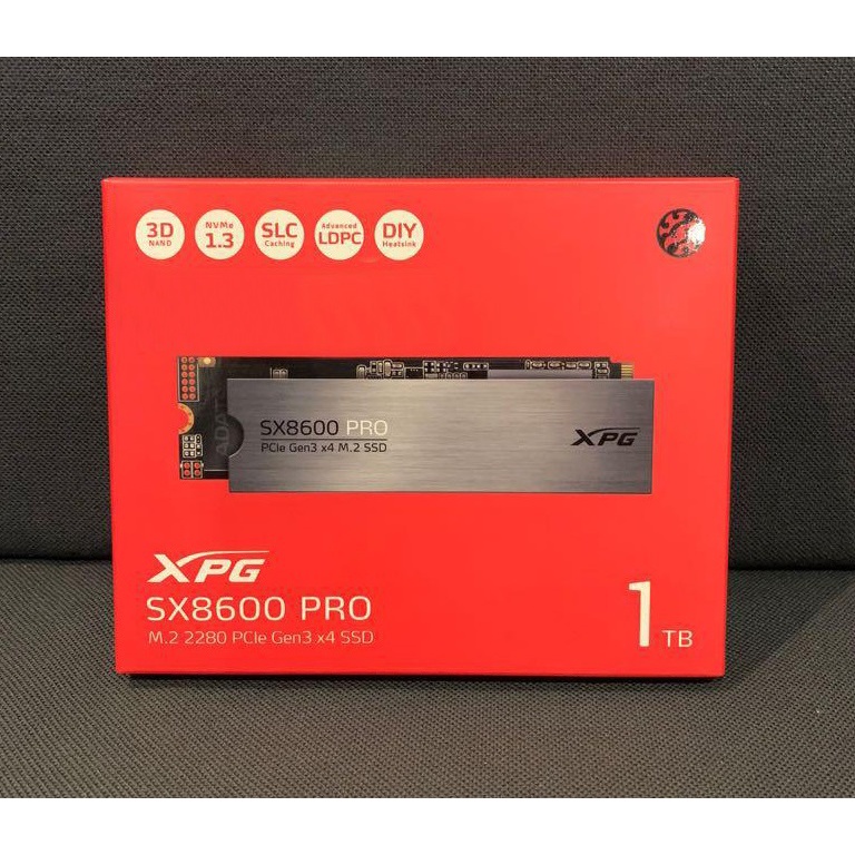 ADATA SSD XPG SX8600 PRO M.2 NVME 1TB - Gen3x4