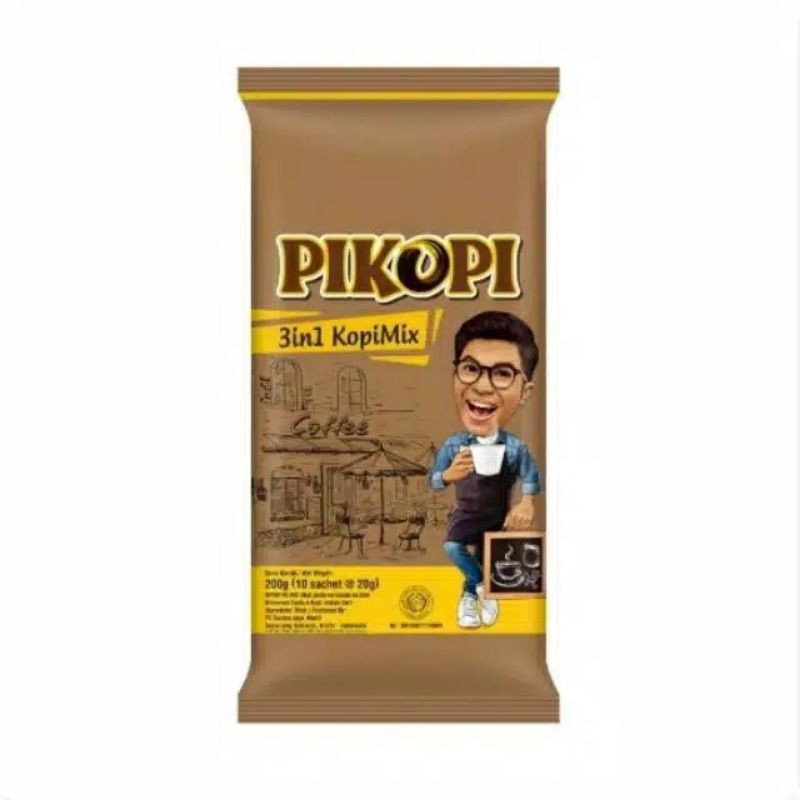 

PIKOPI KOPI MOX 3 IN 1 ISI 10X20GR / KOPI INSTAN / MINUMAN BUBUK