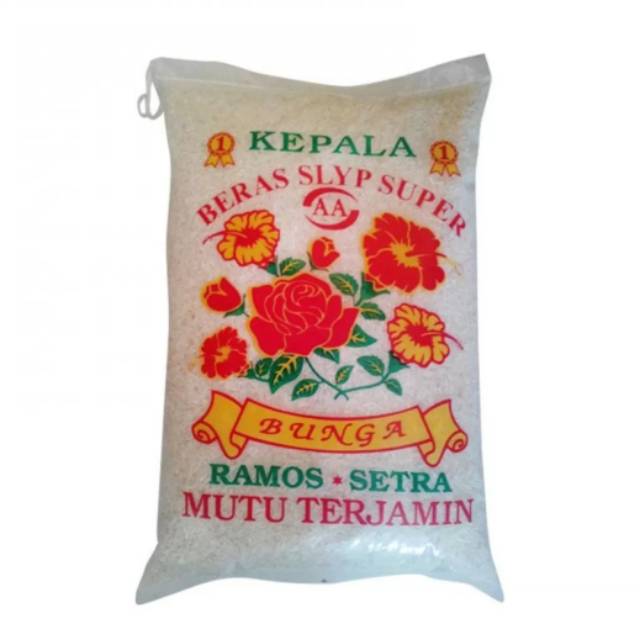 

Beras Slyp Cap Bunga Kembang 5kg SUPER MURAH