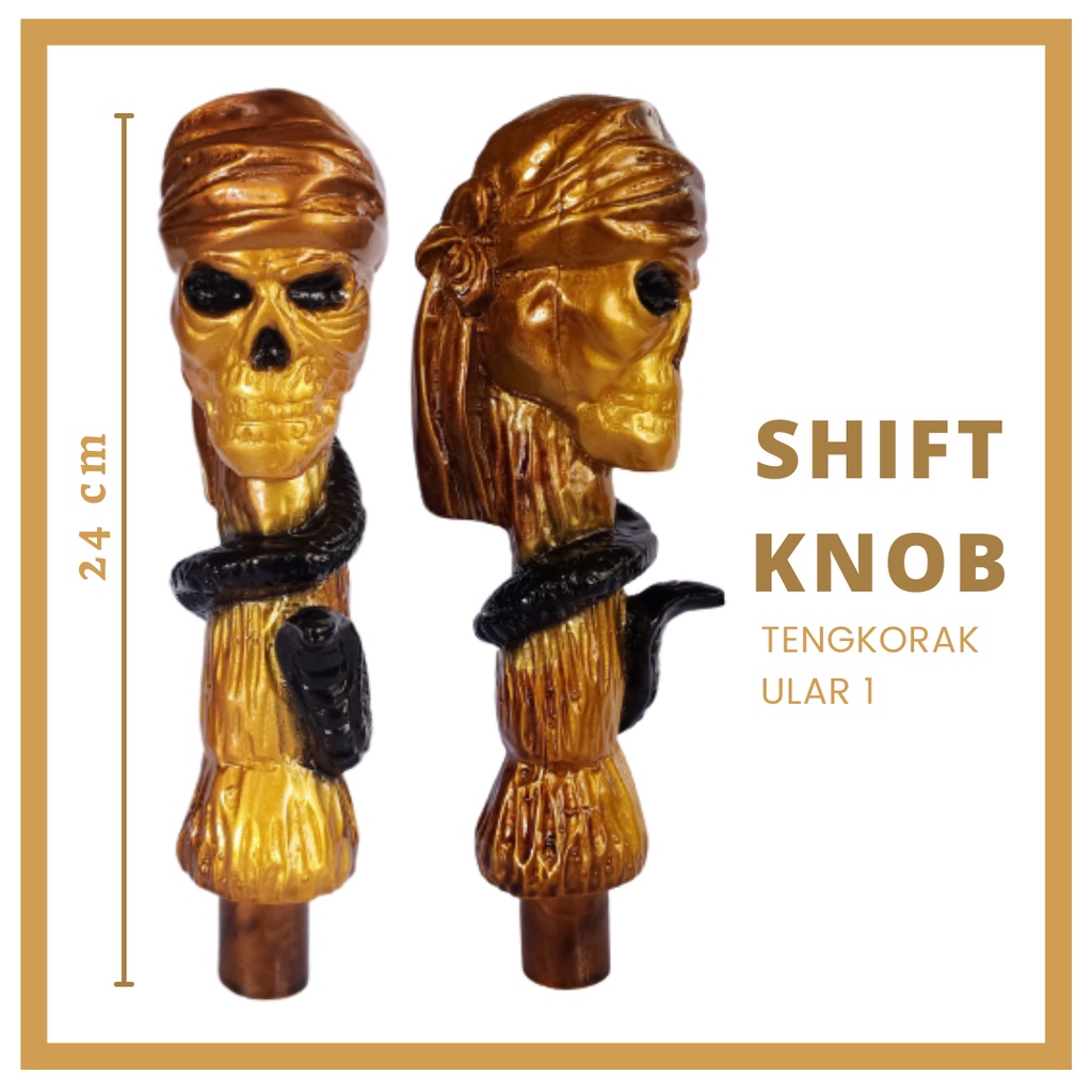 SHIFT KNOB TUAS GIGI MOTIF TENGKORAK ULAR 1 / TONGKAT PERSNELING STICK PERSNELING MOBIL DIESEL