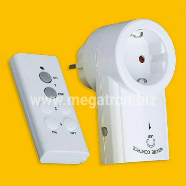 Wireless Remote ON/OFF switch - Saklar On/Off pakai Remote (jarak 20 meter)