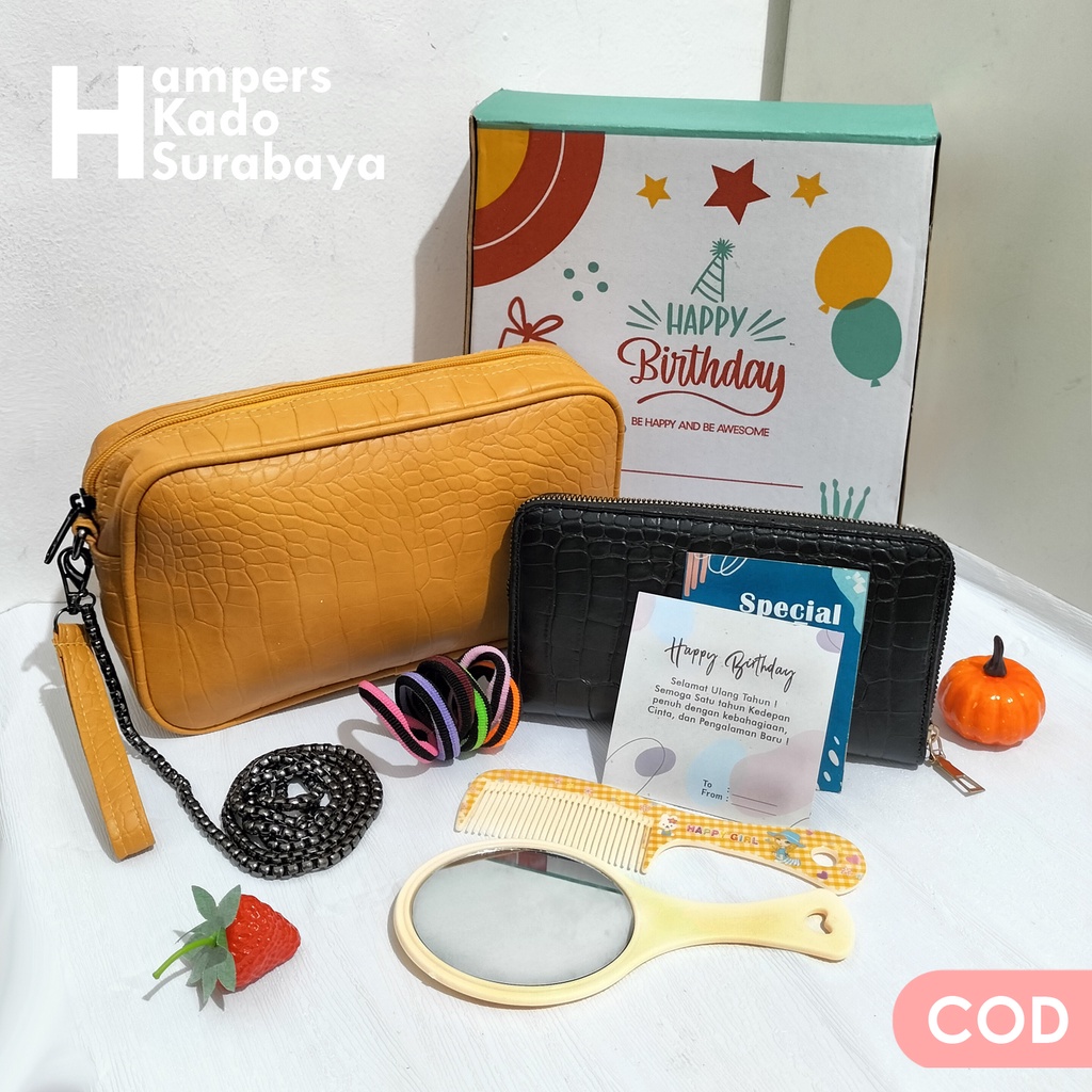 Hampers Kado Surabaya Set kado ulang tahun tas wanita hadiah pernikahan murah birthday gift cewe set hampers murah