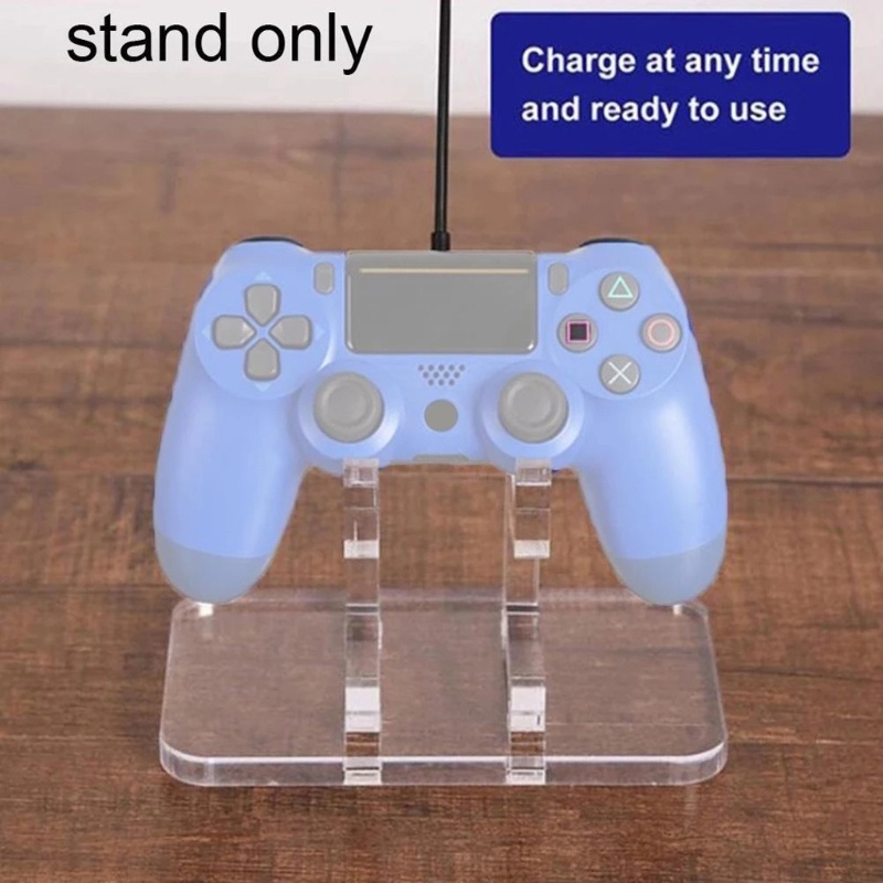 Btsg Stand Holder Kontroler Universal Akrilik Tampilan Sempurna Braket Gamepad Dengan Tekstur Kristal Untuk PS5