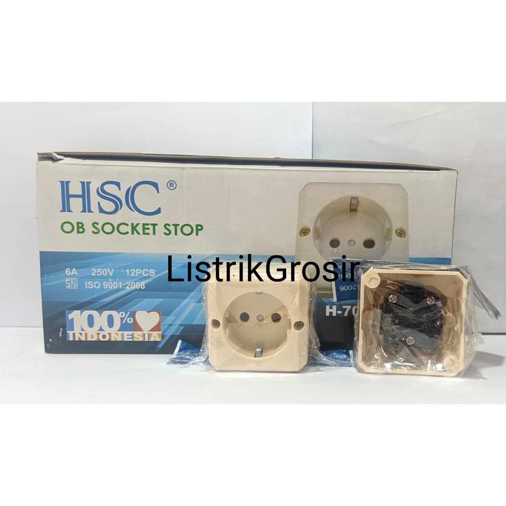 HSC OB Stop Kontak Arde Outbow Tempel HSC By Hensonic Cream 705