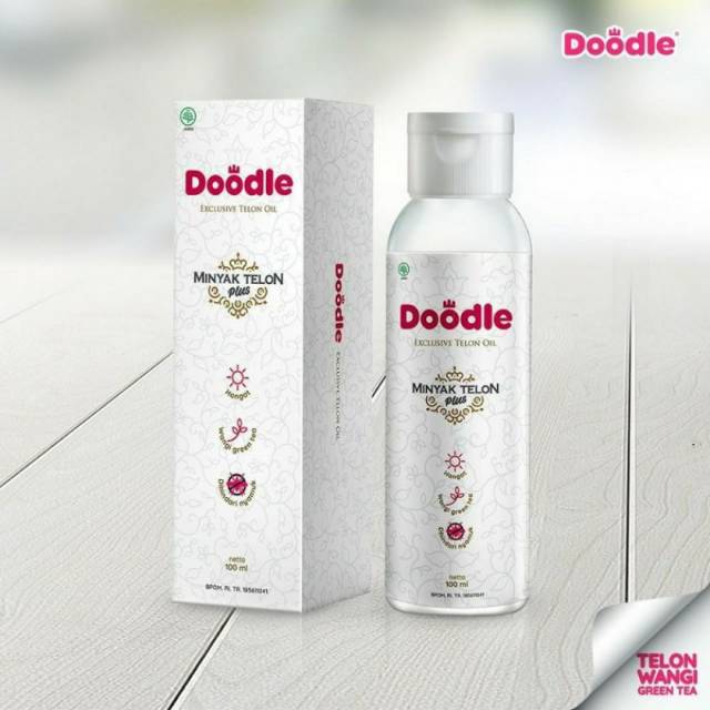 ♥BabyYank♥ DOODLE EXCLUSIVE TELON OIL 100ML (MINYAK TELON DENGAN AROMA WANGI GREENTEA) 100ML