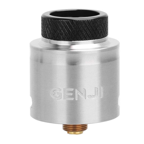 Genji 24 RDA Atomizer - SILVER [Authentic] - rokok elektrik / vape