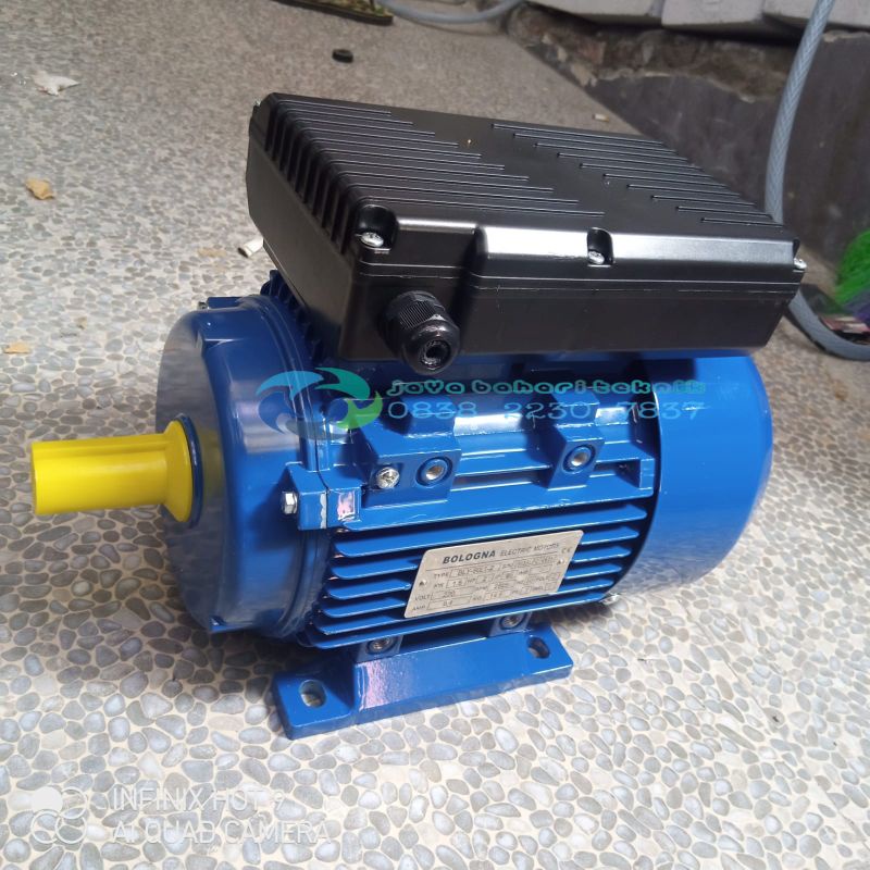 Mesin DINAMO MOTOR Elektro 2 hp Bologna - MSN penggerak 3 phase 380 volt