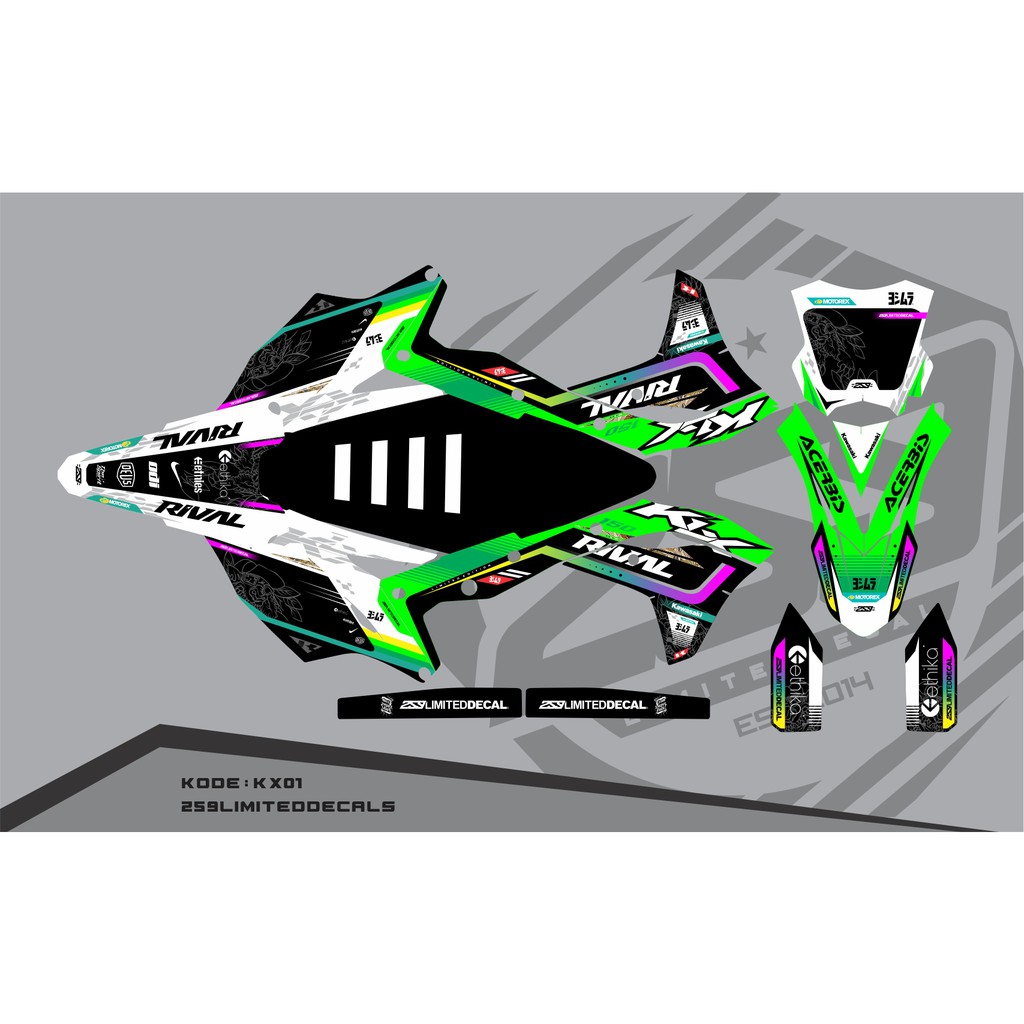 Decal Kawasaki KX 250 F |KX01