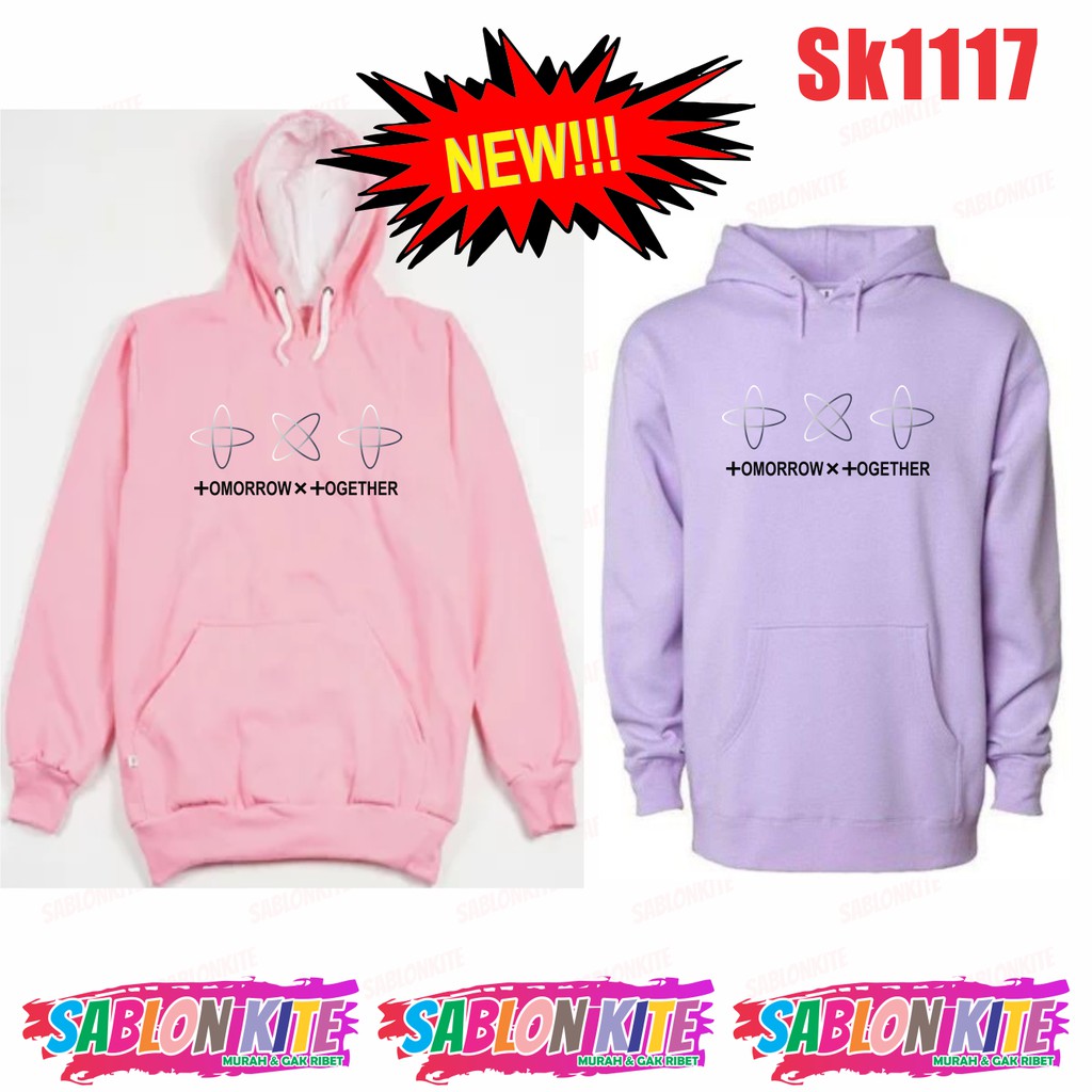 MURAH!!! HOODIE SWEATER KPOP TOMMOROW BARU SK1117 BYK WARNA