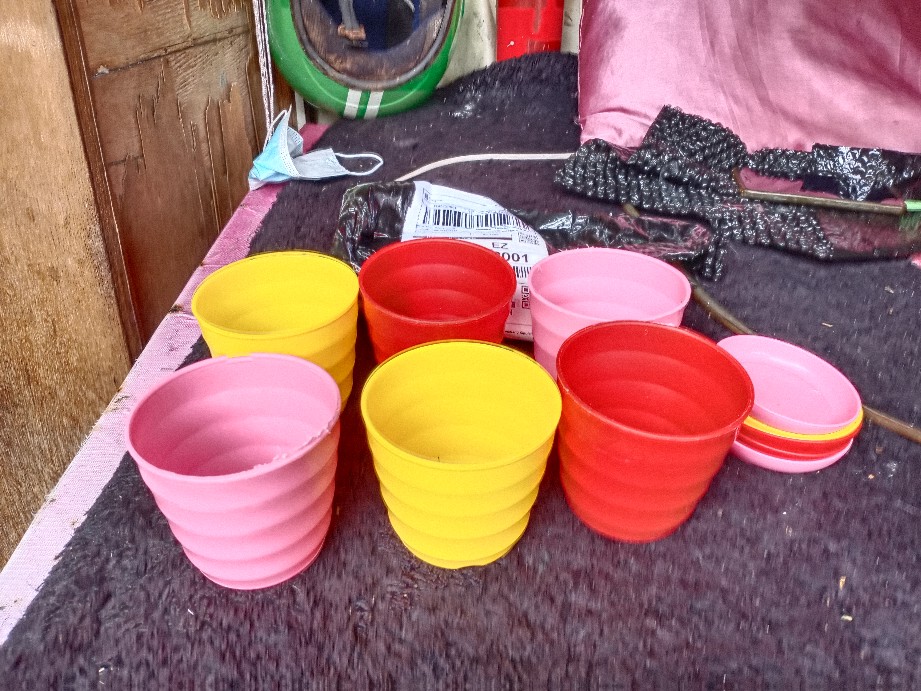 Pot Plastik Vas Bunga Vas Cantik  Pot Bunga Plastik Tanaman Hiasdekorasi Dan Perlengkapan Rumah