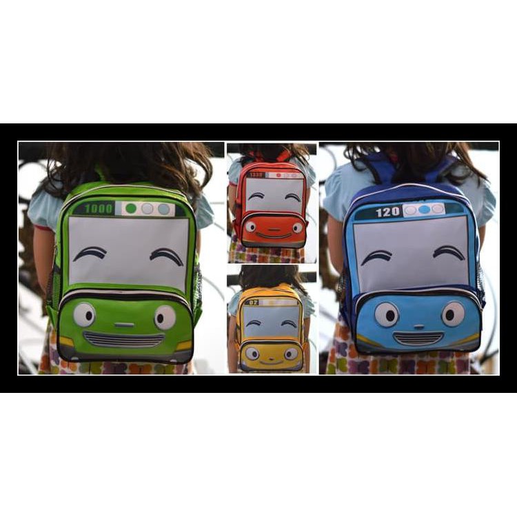 TAS RANSEL ANAK KARAKTER TAYO SEKOLAH PLAYGROUP TK SOUVENIR KADO ULTAH KODE 132