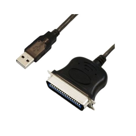 Cable Usb 2.0 to parallel pararel db36 ptr printer12Mbps for cpu pc laptop Y-120 - Kabel usb2.0 male to lpt 36 pin female y120