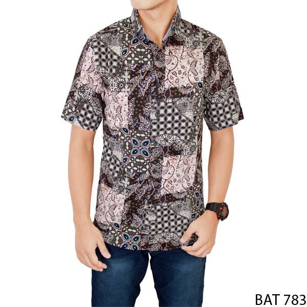 Batik Pria Lengan Pendek Trendy 2018 (COMB)