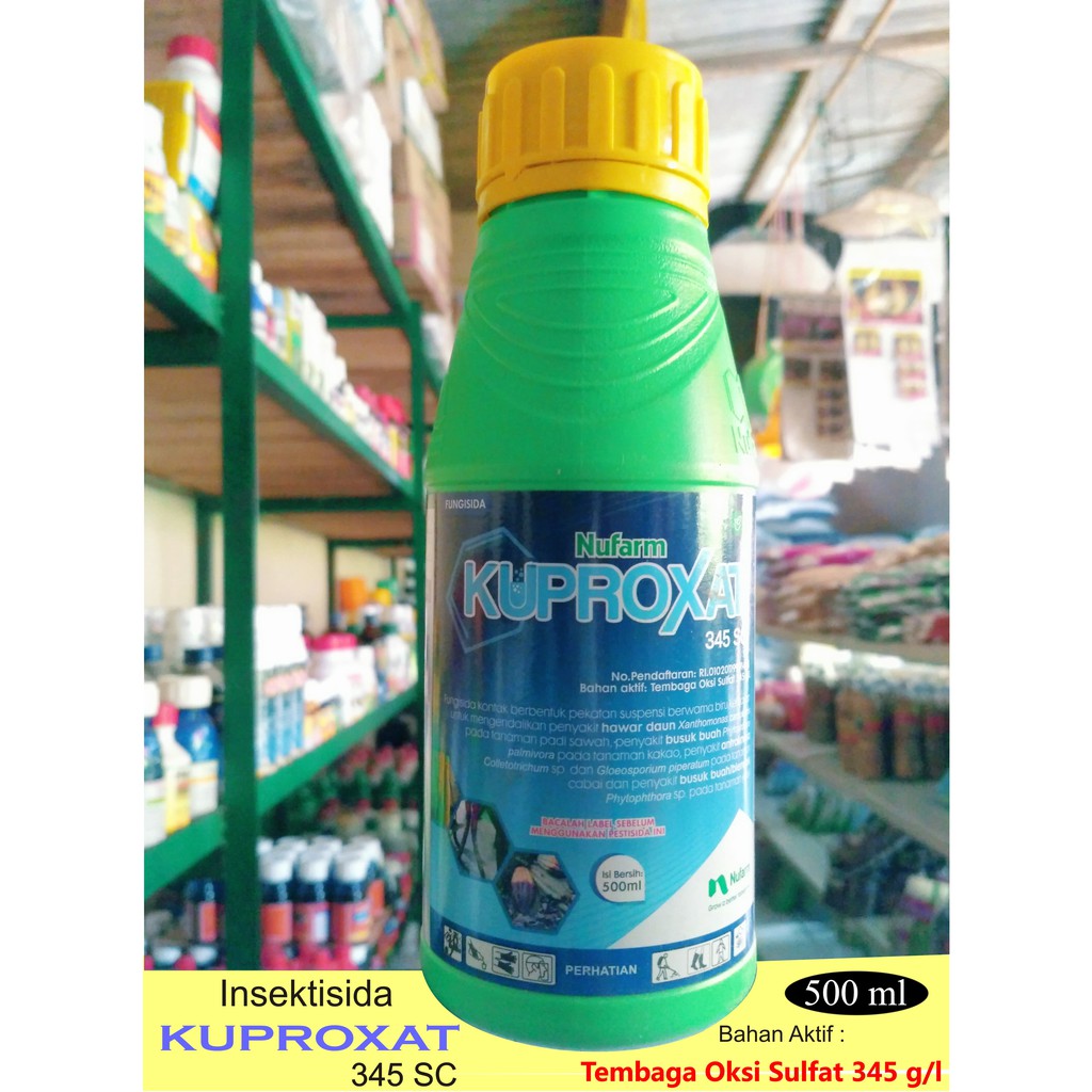 Fungisida & Bakterisida KUPROXAT 500 ml Tembaga Oksi Sulfat 345 g/l