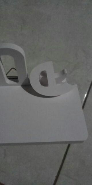 Rak Dinding Vintage Sweethome (dengan 4buah Hook Gantungan )