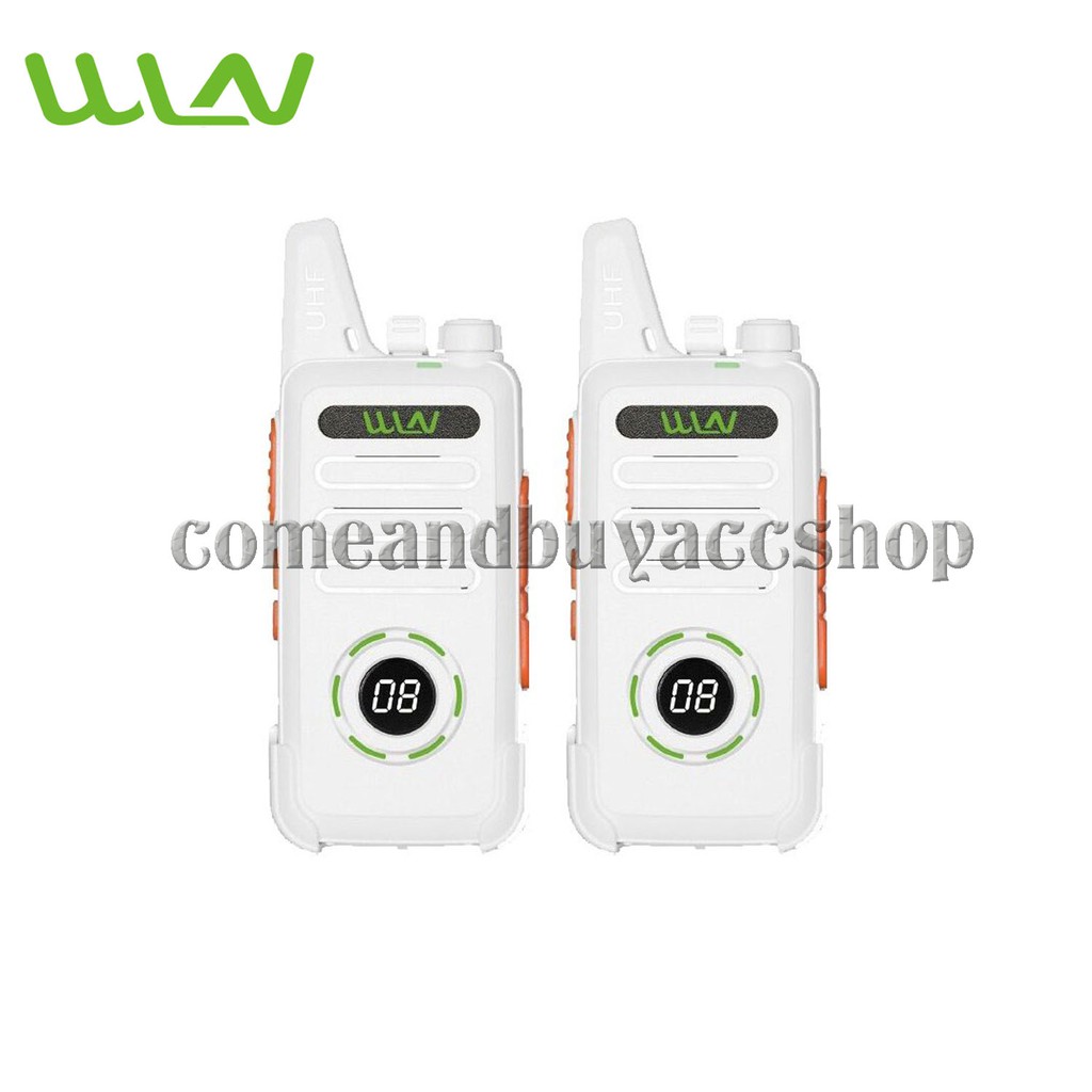 Walkie Talkie WLN HT Two-Way Radio KD-C1 (Dengan Layar Digital)- Putih