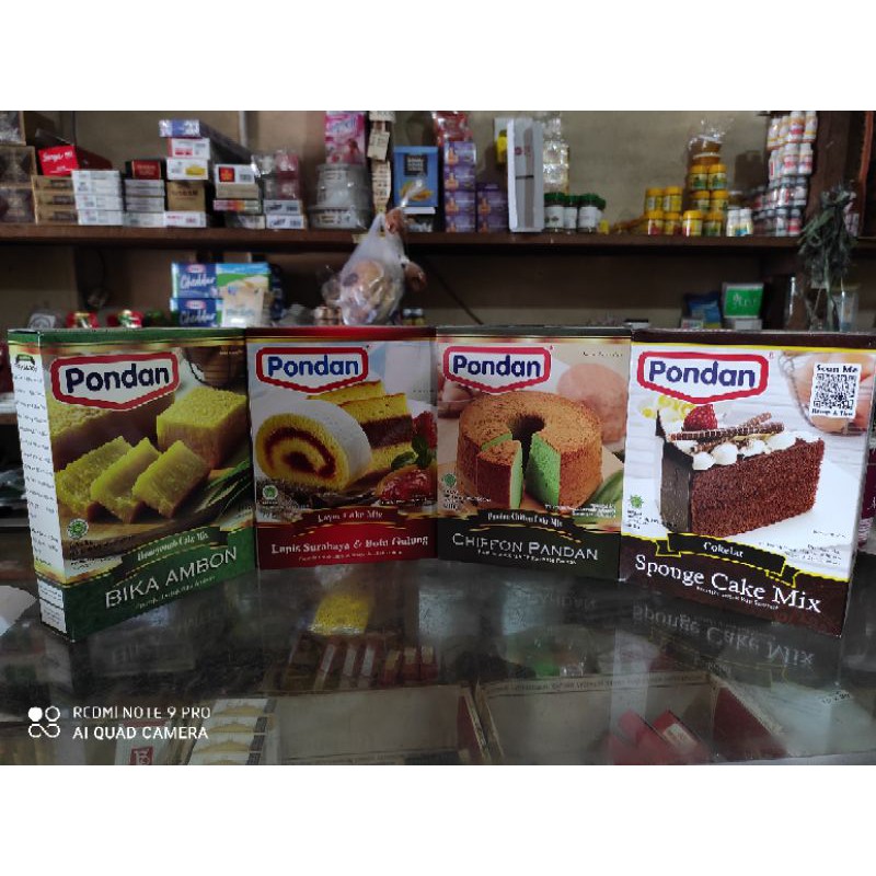 Pondan Premix Lapis Surabaya/ Bika Ambon/Chiffon Pandan/ Sponge Cake