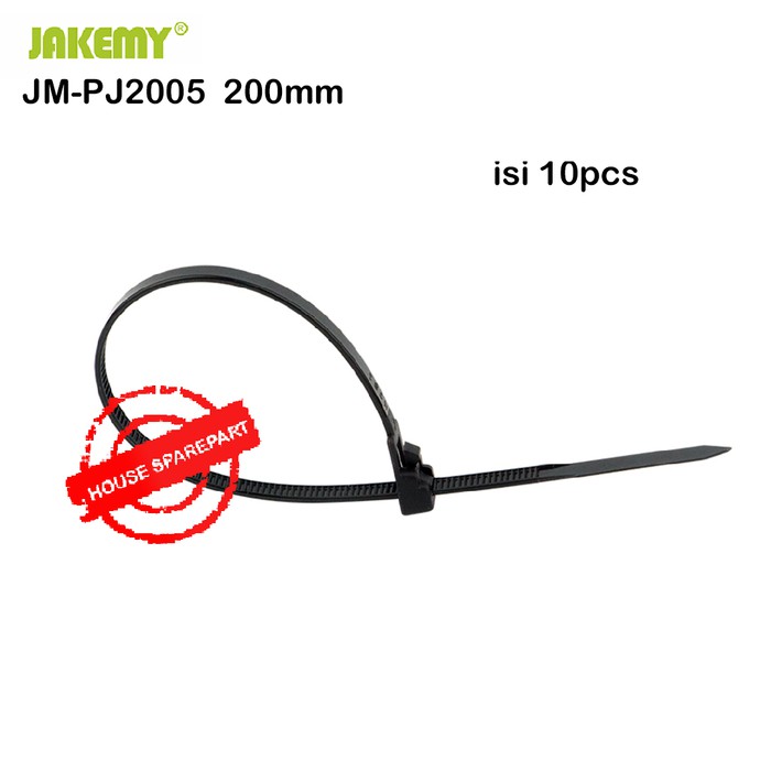 Jakemy JM-PJ2005 Kabel Ties Self Locking Wire Zip Cable 200MM Original