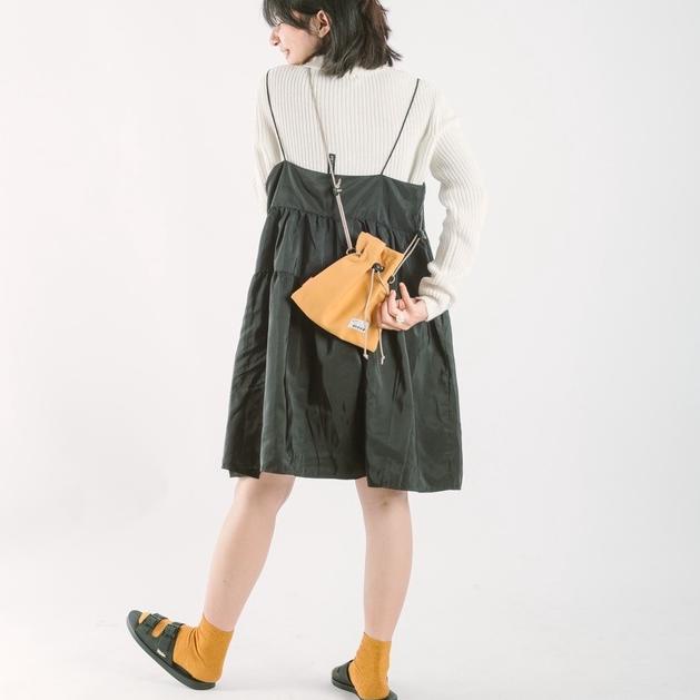♤ Evroa Kimy Bucket Bag - Honey Orange ✹