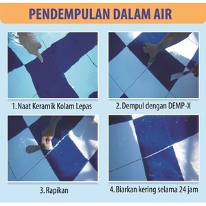 

Lem Epoxy Demp-X, Lem 2 komponen 200Gram set