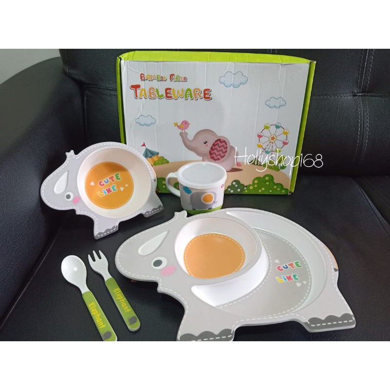 set makan anak 3D/set piring anak