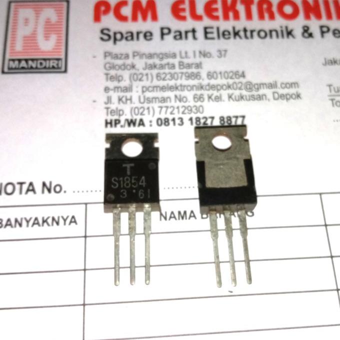 S1854 S 1854 To220 To-220 Tr Transistor Pcmelebik54 Dijamin