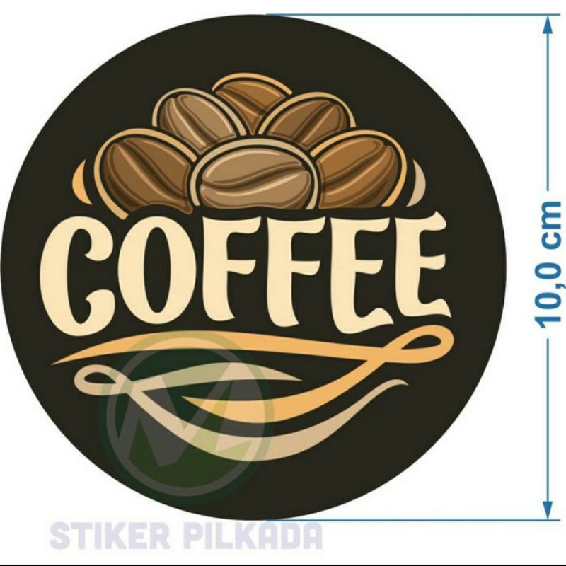 

STIKER CUSTOM COFFE 10x10CM