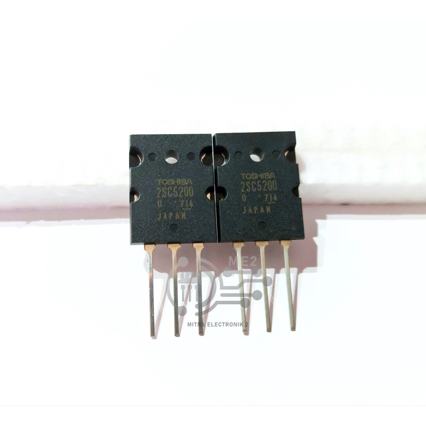Transistor Toshiba 2sc5200 2sa 1943 Original Tidak Nempel Magnet