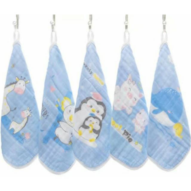 Washcloth Muslin 100% Cotton - Set E