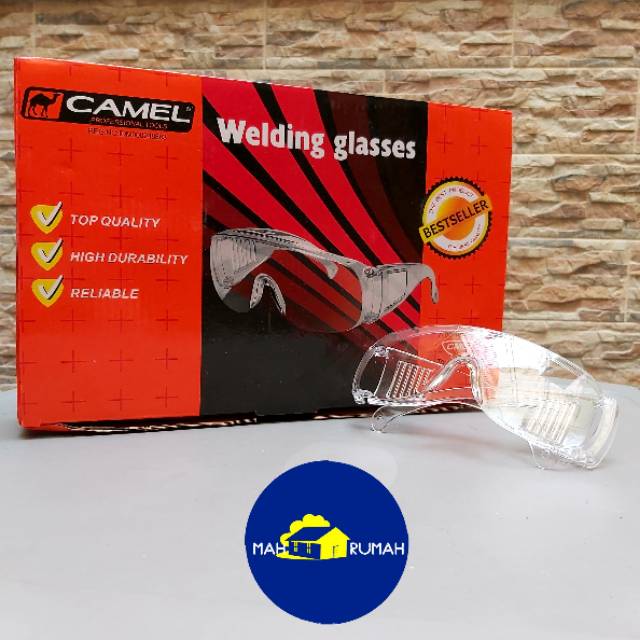 Kacamata Safety Googles Goggles Anti Corona Virus Gerinda Gurinda Clear Bening Transparan -  CAMEL