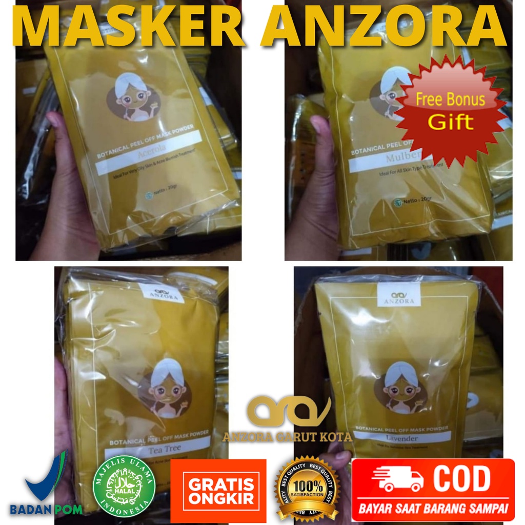 ANZORA MASKER ANZORA ANZORA SKINCARE MASKER WAJAH ANZORA SKINCARE GLOWING TOTOL ACNE ANZORA SERUM DN
