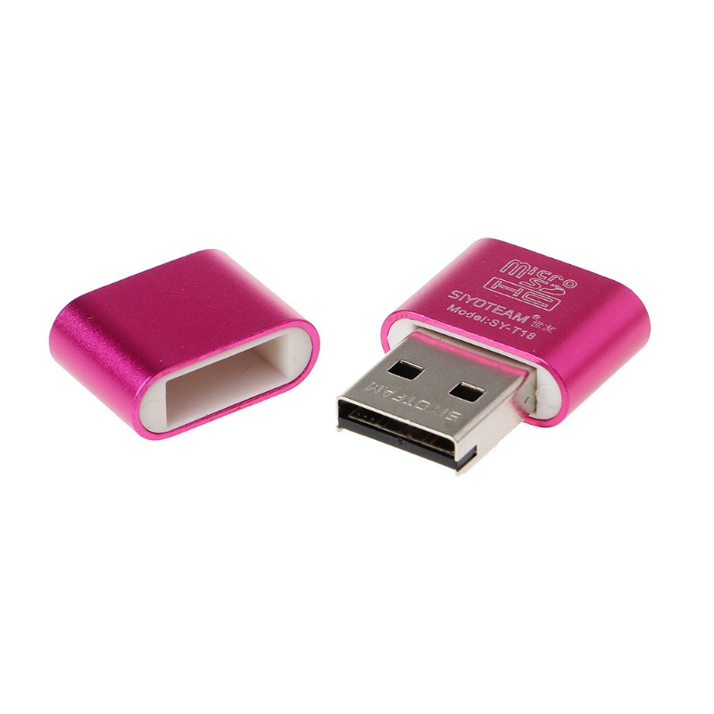 Cre Adapter Card Reader Micro Sd / Tf Usb 2.0 Mini Portable Bahan Aluminum Alloy