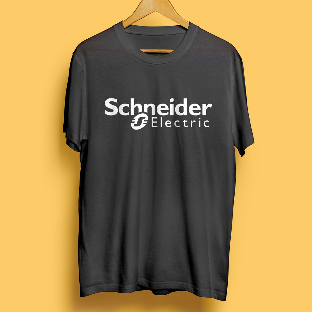 Kaos T-shirt Schneider Electric Baju Katun Premium Pakaian Custom