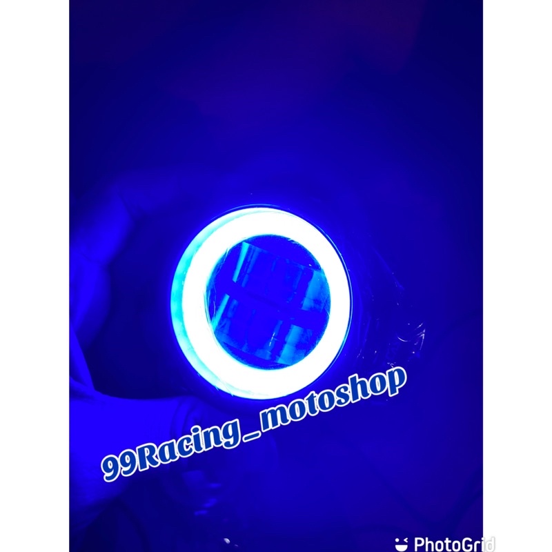 COD Lampu Tembak Sorot LED 4D Mata Lensa CWL 2 Model Bulat 20Watt AE 12-80Volt Universal Motor Mobil