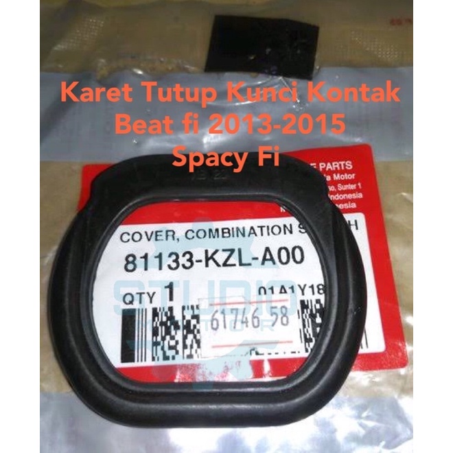 81133KZLA00 Karet Tutup Kunci Kontak Beat / Spacy Fi 2013 2014 2015 Original AHM Harga 1pc 81133 KZL A00