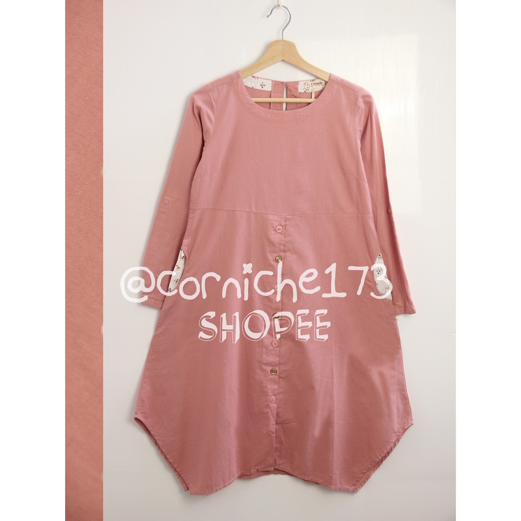 Corniche Jenny Dress Dark Pink - TH50996