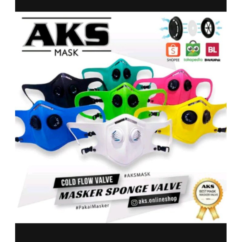 AKS Masker Sport K95/Masker Sponge Phylon