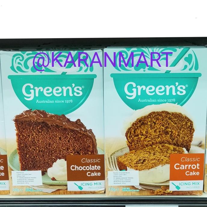 

Green's Classic Chocolate Cake / Classic Carrot Cake