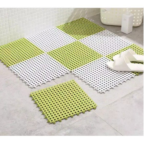 ☀ Sunly ☀ A173 [TEBAL] Karpet Kamar Mandi Anti Slip Polkadot Keset Kamar Mandi Anti Licin Dapur Alas Kaki kamar mandi Mat Non-Slip 30x30 CM