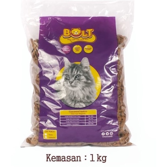 Bolt Cat Dry Food - 1Kg - Donat