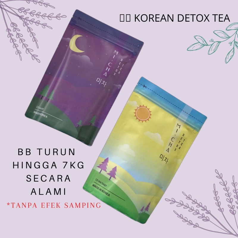 

미차 MI-CHA KOREAN DETOX TEA - TEH DIET PELANGSING KOREA