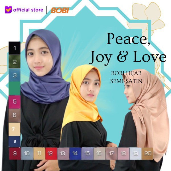 Jilbab Segitiga Mei Chen /  Hijab Variasi Warna / Kode JBK001