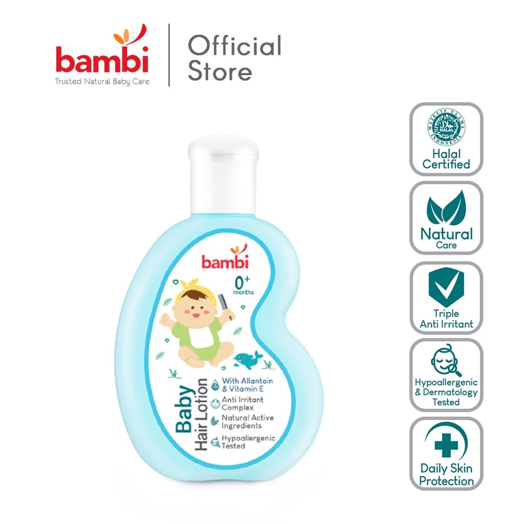 Bambi Baby Hair Lotion with Allantoin &amp; Vitamin E