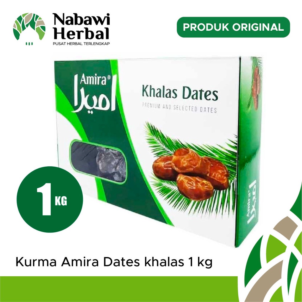 

Nabawi Herbal Sawangan - KURMA KHALAS PREMIUM | Kurma Khalas Amira 1kg