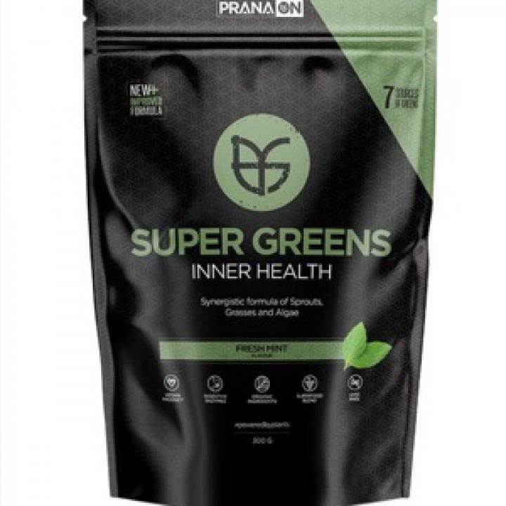 

Prana Super Greens Inner Health Fresh Mint 300gr