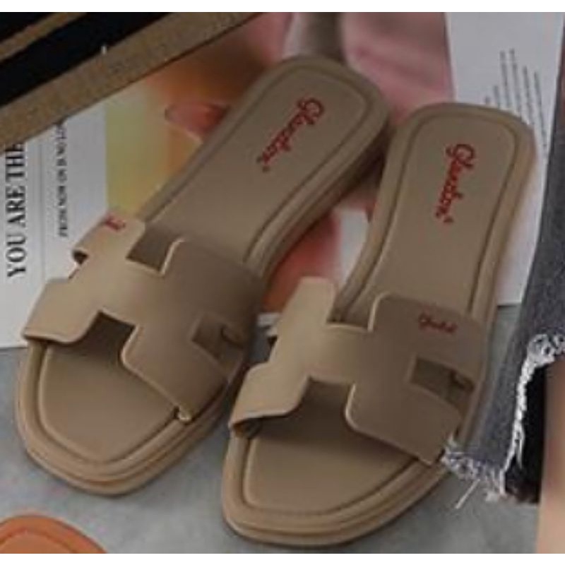 (COD) Sandal Slip HH Casual Jellyshoes L1838-YPS