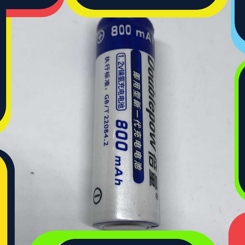 Bayar Ditempat DOUBLEPOW Batu Baterai Alkaline Rechargeable AA 800mAh 2 PCS